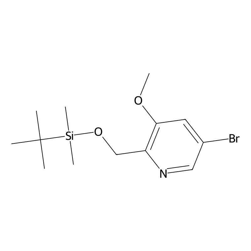 5-Bromo-2-((tert-butyldimethylsilyloxy)methyl)-3-m...