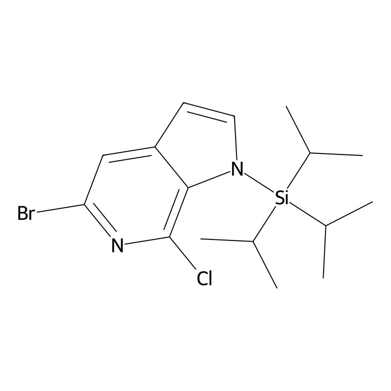 5-Bromo-7-chloro-1-(triisopropylsilyl)-1H-pyrrolo[2,3-c]pyridine