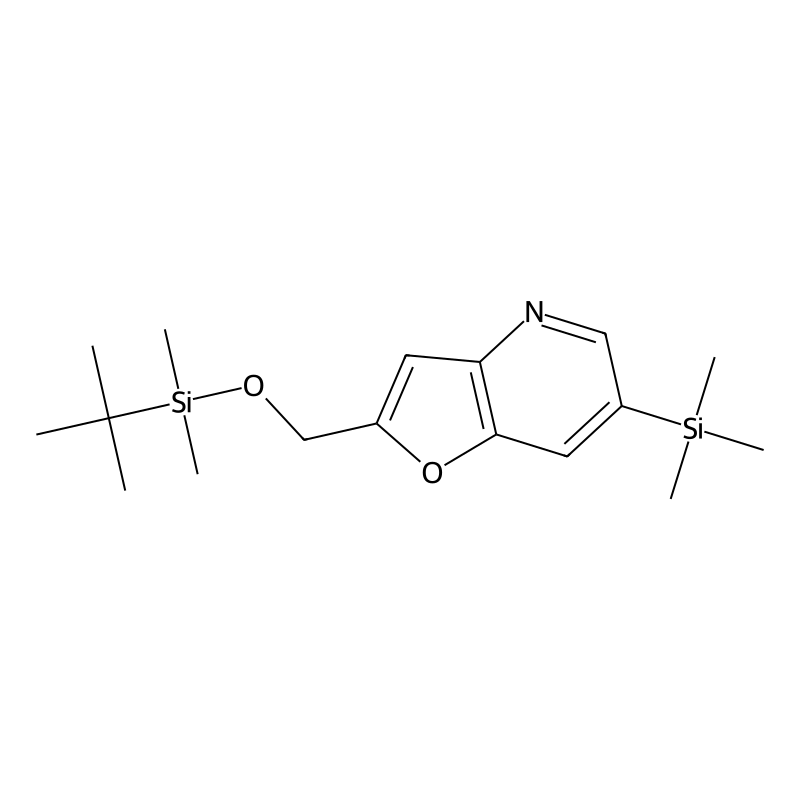 2-((tert-Butyldimethylsilyloxy)methyl)-6-(trimethylsilyl)furo[3,2-b]pyridine