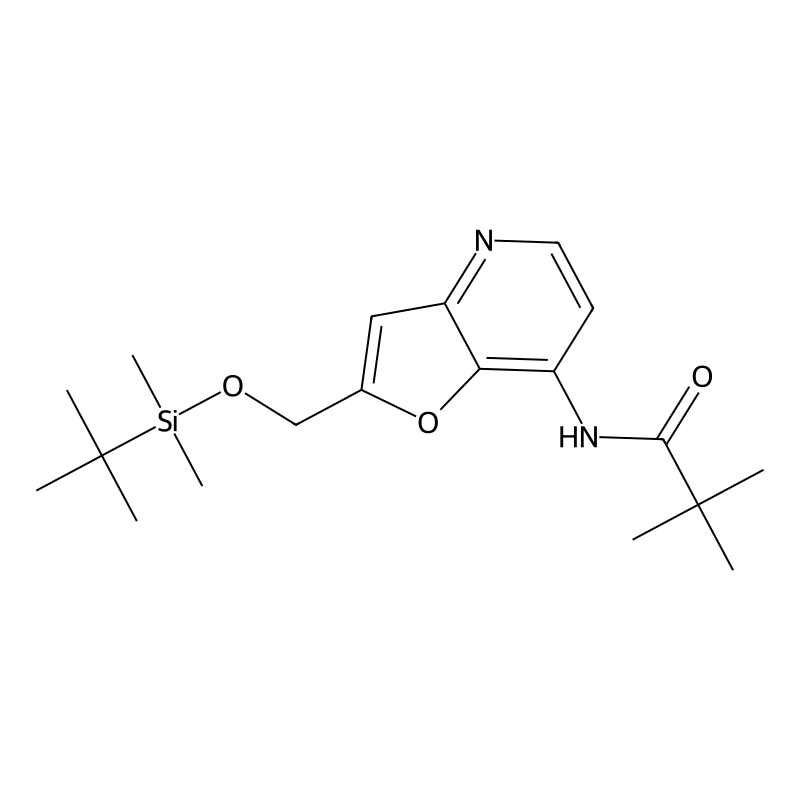 N-(2-((tert-Butyldimethylsilyloxy)methyl)-furo[3,2-b]pyridin-7-yl)pivalamide