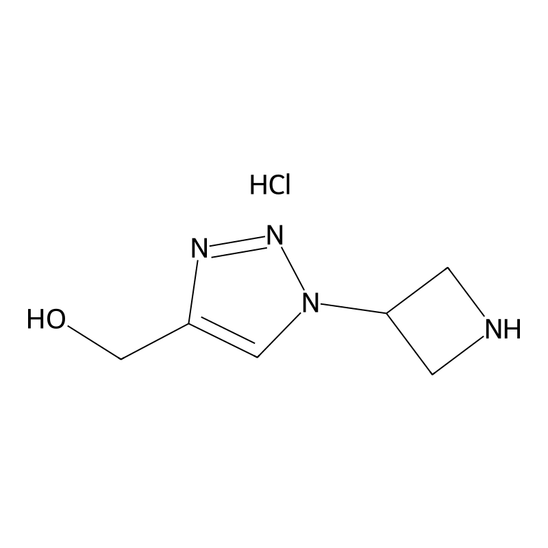 (1-azetidin-3-yl-1H-1,2,3-triazol-4-yl)methanol hy...