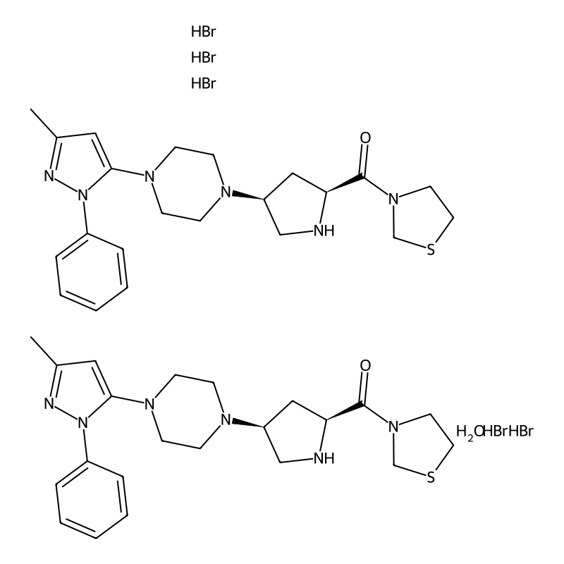 Teneligliptin hydrobromide hydrate