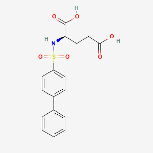 (2R)-2-[(4-phenylphenyl)sulfonylamino]pentanedioic...