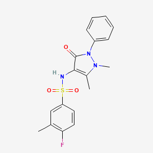 N Dimethyl Oxo Phenyl Dihydro H Pyrazol Yl Fluoro Methylbenzenesulfonamide