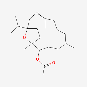 (1,5,9-trimethyl-12-propan-2-yl-15-oxabicyclo[10.2...