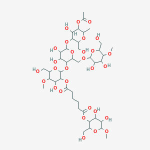 6-O-[2-[6-[5-acetyloxy-4-hydroxy-2-(hydroxymethyl)...