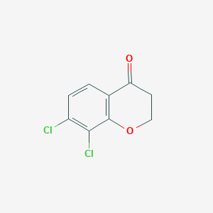 7,8-dichloro-3,4-dihydro-2H-1-benzopyran-4-one | S2673111 | smolecule