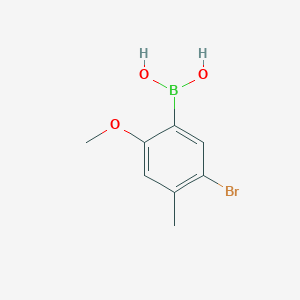 5-Bromo-2-methoxy-4-methylphenylboronic acid | S2802174 | smolecule