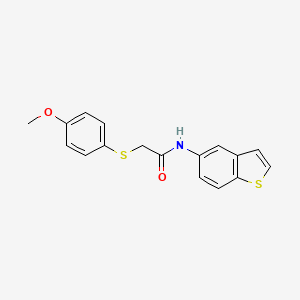 N Benzo B Thiophen Yl Methoxyphenyl Thio Acetamide S