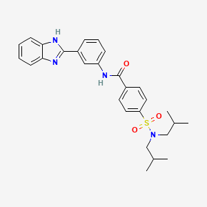 N 3 1H Benzo D Imidazol 2 Yl Phenyl 4 N N Diisobutylsulfamoyl