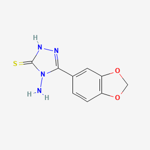 Amino Benzodioxol Yl H Triazole Thiol S Smolecule