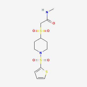 N Methyl Thiophen Ylsulfonyl Piperidin Yl Sulfonyl Acetamide S Smolecule