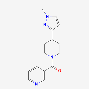 (4-(1-methyl-1H-pyrazol-3-yl)piperidin-1-yl)(pyridin-3-yl)methanone ...