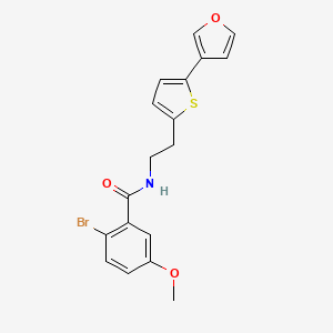 Bromo N Furan Yl Thiophen Yl Ethyl Methoxybenzamide S Smolecule