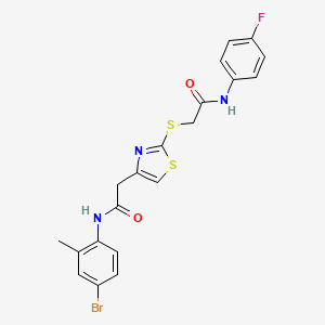 N-(4-bromo-2-methylphenyl)-2-(2-((2-((4-fluorophenyl)amino)-2-oxoethyl ...