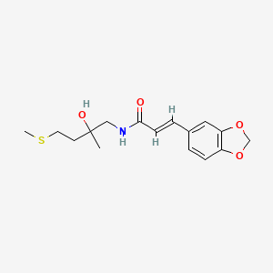 E Benzo D Dioxol Yl N Hydroxy Methyl Methylthio Butyl Acrylamide S