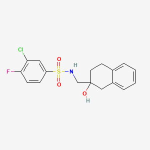 3 Chloro 4 Fluoro N 2 Hydroxy 1 2 3 4 Tetrahydronaphthalen 2 Yl Methyl Benzenesulfonamide