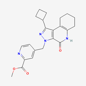 Methyl 4-((1-cyclobutyl-4-oxo-4,5,6,7,8,9-hexahydro-3H-pyrazolo[3,4-C ...