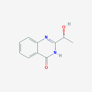 2-[(1R)-1-hydroxyethyl]-3,4-dihydroquinazolin-4-one