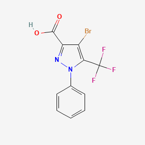 1H-Pyrazole-3-carboxylic Acid, 4-bromo-1-phenyl-5-(trifluoromethyl ...