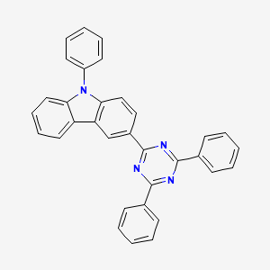 3-(4,6-Diphenyl-1,3,5-triazin-2-yl)-9-phenyl-9H-carbazole