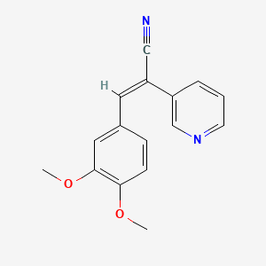 (E)-3-(3,4-dimethoxyphenyl)-2-pyridin-3-ylprop-2-e...