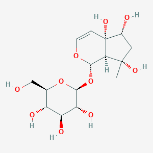 (1S,4aS,5R,7S)-7-methyl-1-[(2S,3R,4S,5S,6R)-3,4,5-trihydroxy-6-(hydroxymethyl)oxan-2-yl]oxy-1,5,6,7a-tetrahydrocyclopenta[c]pyran-4a,5,7-triol