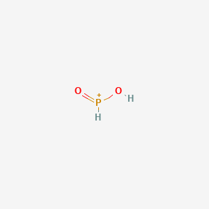 Hydroxy(oxo)phosphanium