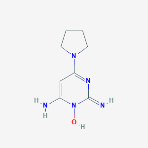 2,6-diamino-4-(pyrrolidin-1-yl)pyrimidine 1-oxide