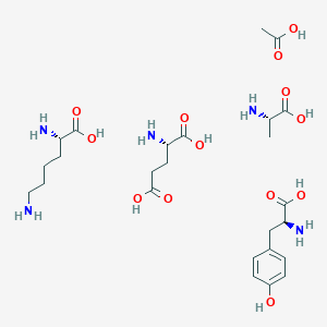 acetic acid;(2S)-2-amino-3-(4-hydroxyphenyl)propan...