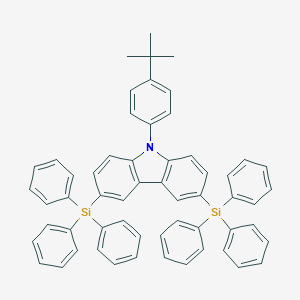 9-(4-Tert-butylphenyl)-3,6-bis(triphenylsilyl)-9H-carbazole