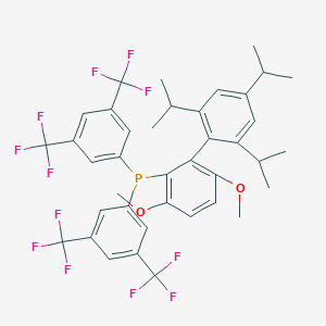 Bis(3,5-bis(trifluoromethyl)phenyl)(2',4',6'-triisopropyl-3,6-dimethoxy-[1,1'-biphenyl]-2-yl)phosphine